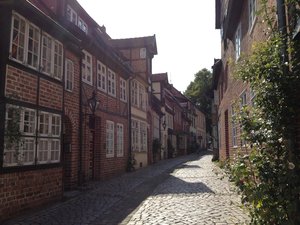 Mittelalterliche Straßen in Lüneburg