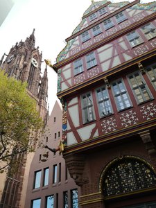 Blick auf den Dom in Frankfurt