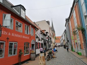 Rote Straße in Flensburg
