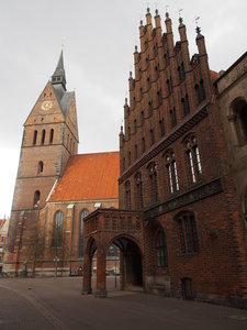 Marktkirche und Altes Rathaus in Hannover
